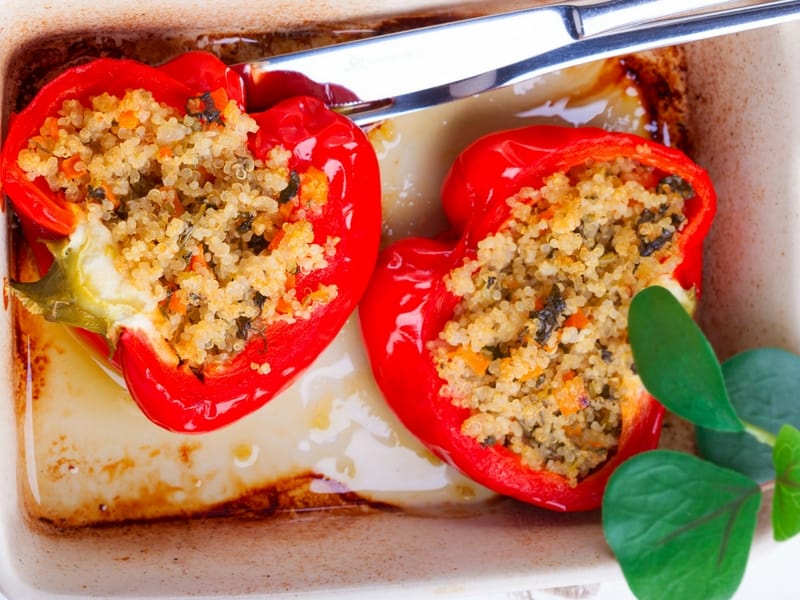 Quinoa Stuffed Bell Peppers